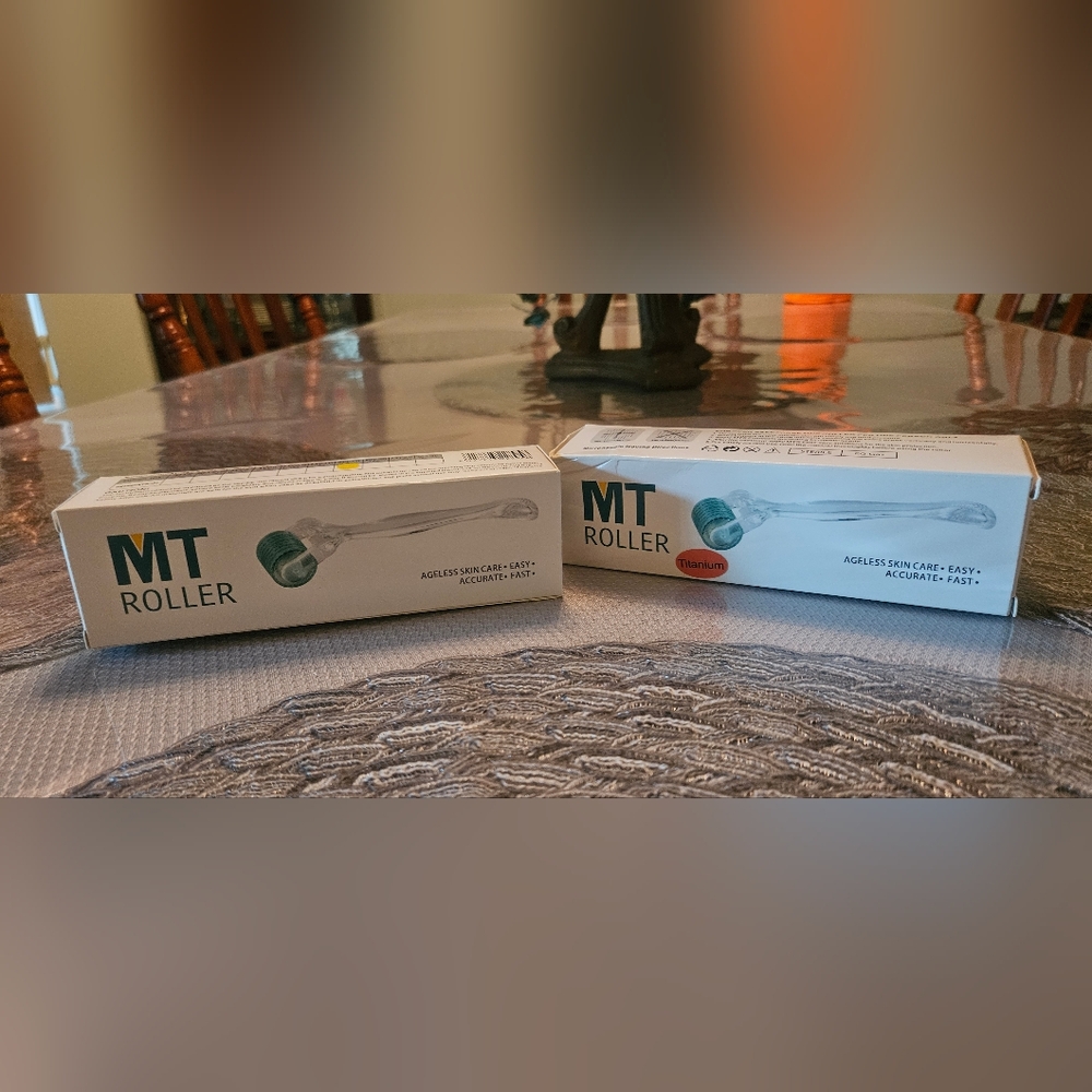 QTY 2 PROFESSIONAL TITANIUM MEDICAL GRADE 1.5 MM DERMA ROLLERS